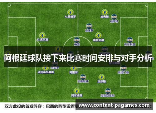 阿根廷球队接下来比赛时间安排与对手分析